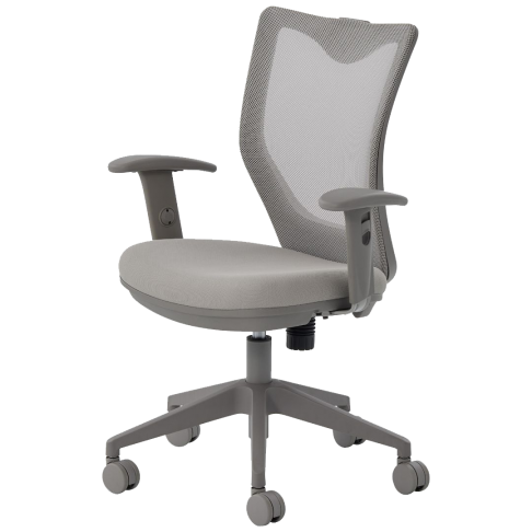 Ergonomic Mid Back Cushion Lumbar Support with Wheels Comfortable Mesh Racing Seat Adjustable Swivel Rolling Home Executive 2